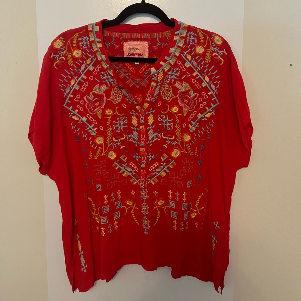 Johnny Was button down blouse